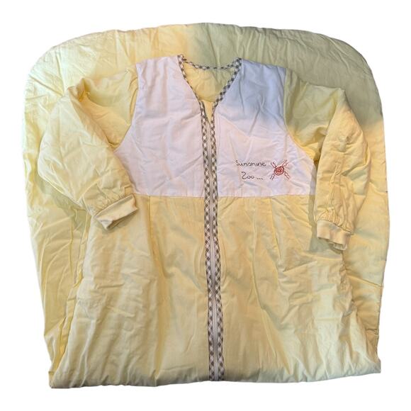 Slumbersac Unisex Long Sleeve Sleeping Bag (3 - 6 years, 2.5 Tog, Sunshine Zoo) - Picture 3 of 10